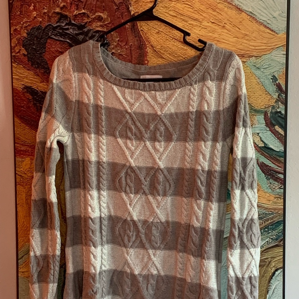 Metallic sweater